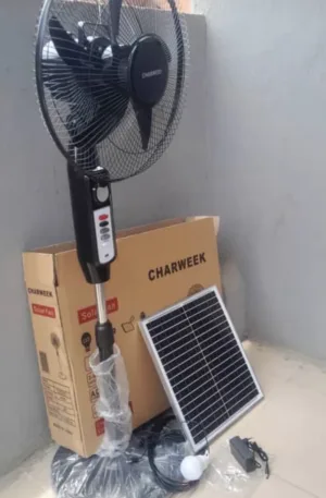 CharWeek Solar Fan + 20W Panel + 1 Bulb Price in Nigeria Nature Solar Global Limited 🇳🇬