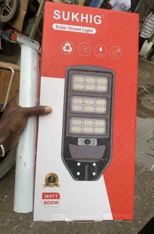 Sukhig 600W Solar Street Light Price in Nigeria Nature Solar Global Limited 🇳🇬