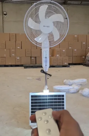 16” GUANGDU Solar Fan 25W Price in Nigeria Nature Solar Global Limited 🇳🇬