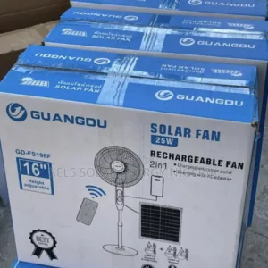 16” GUANGDU Solar Fan 25W Price in Nigeria Nature Solar Global Limited 🇳🇬