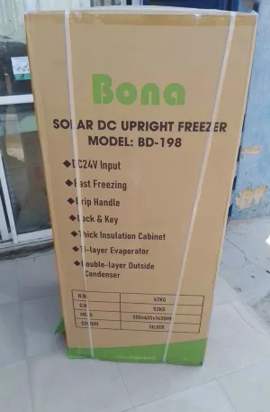 198L Bona Solar DC Upright Freezer Price in Nigeria Nature Solar Global Limited 🇳🇬