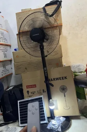 CharWeek Solar Fan + Remote + Panel Price in Nigeria Nature Solar Global Limited 🇳🇬 2