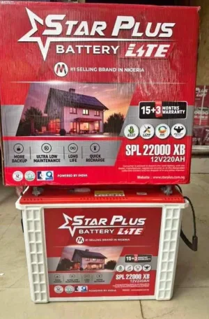 12V 220Ah Star Plus Battery Lite Price in Nigeria Nature Solar Global Limited 🇳🇬