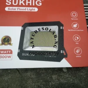 300W Solar Flood Light (Sukhig) Price in Nigeria 300W Solar Flood Light (Sukhig) Price in Nigeria Nature Solar Global Limited π³π¬