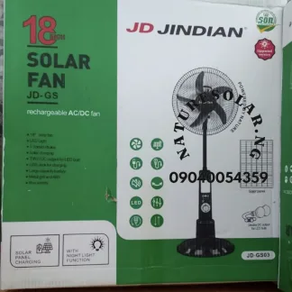 Jindian Solar Standing Fan Price in Nigeria Nature Solar Global Limited 🇳🇬
