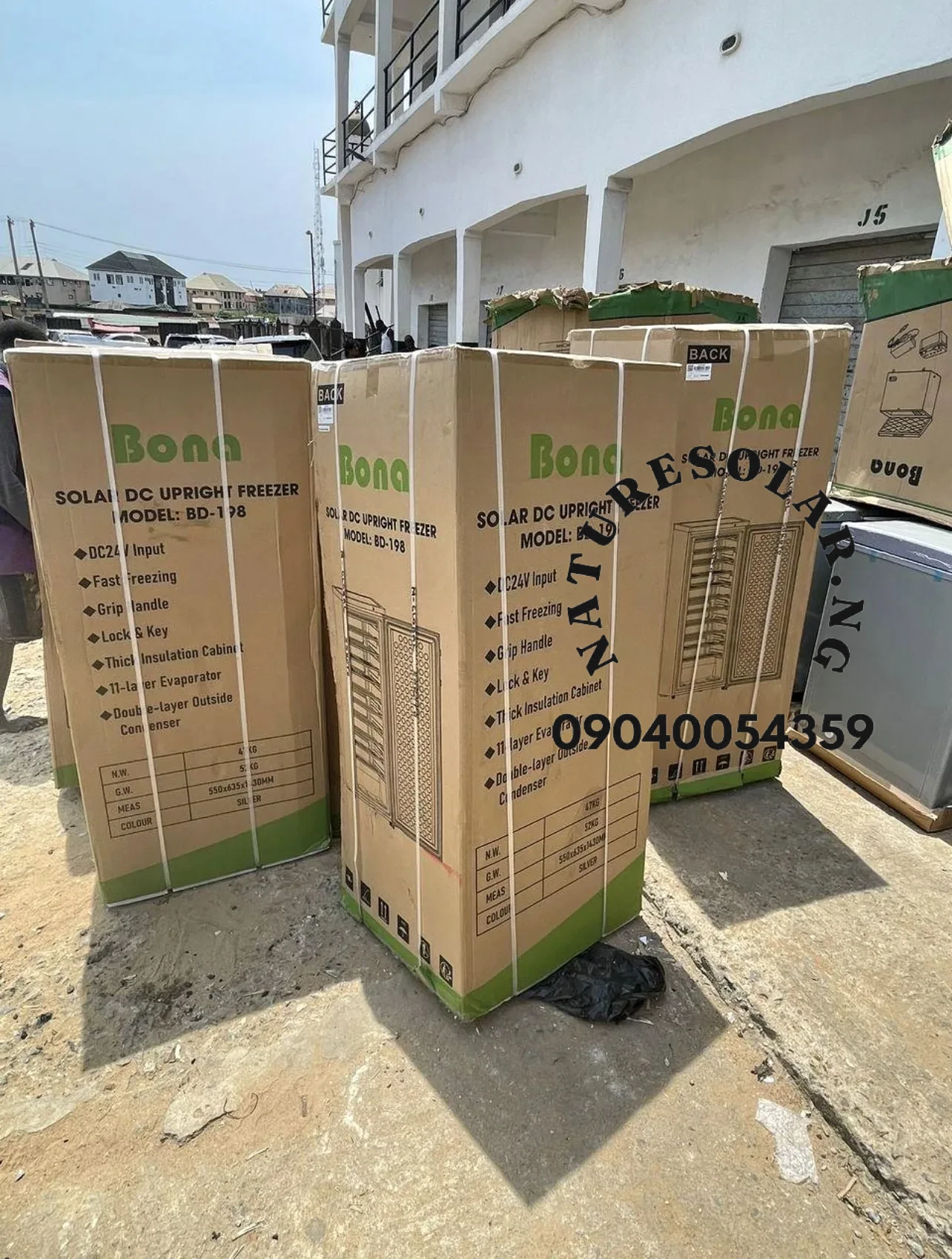 Bona DC Solar Upright Freezer (BD-198) Price in Nigeria 2 Bona DC Solar Upright Freezer (BD-198) Price in Nigeria Nature Solar Global Limited 2