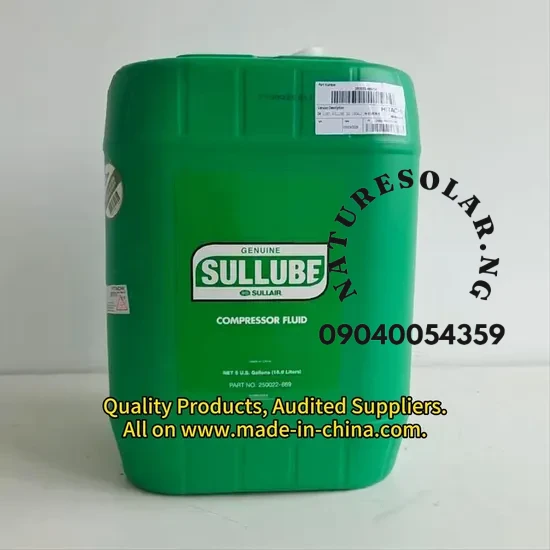 Sullube Sullair Compressor Oil Price in Nigeria (2026 Complete Industrial Guide)
