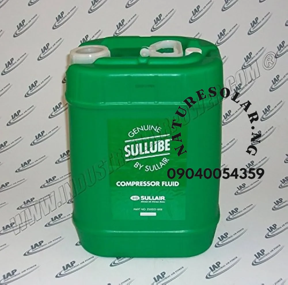 Sullube Sullair Compressor Oil Price in Nigeria (2026 Complete Industrial Guide)