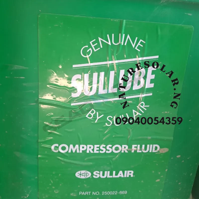 Sullair Compressor Oil Equivalent in Nigeria