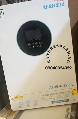 AfriCell 6.2KVA Hybrid Inverter Price in Nigeria Nature Solar Global Limited 🇳🇬