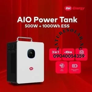 itel Power Tank 500W Inverter + 1kWh LiFePO4 Battery Price in Nigeria itel Power Tank 500W Inverter + 1kWh LiFePO4 Battery Price in Nigeria Nature Solar Global Limited π³π¬