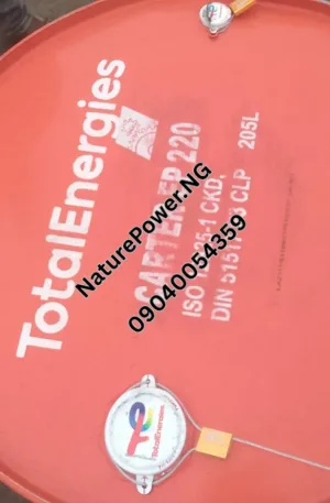 Total Carter EP 220 Gear Oil 205L Price in Nigeria Nature Solar Global Limited 🇳🇬