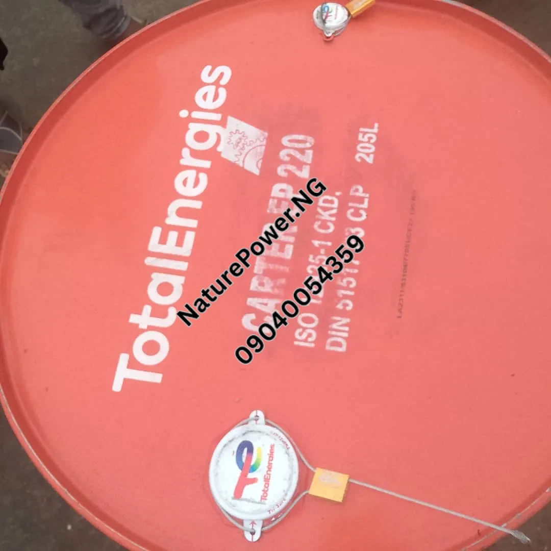 Total Carter EP 220 Gear Oil 205L Price in Nigeria Total Carter EP 220 Gear Oil 205L Price in Nigeria Nature Solar Global Limited