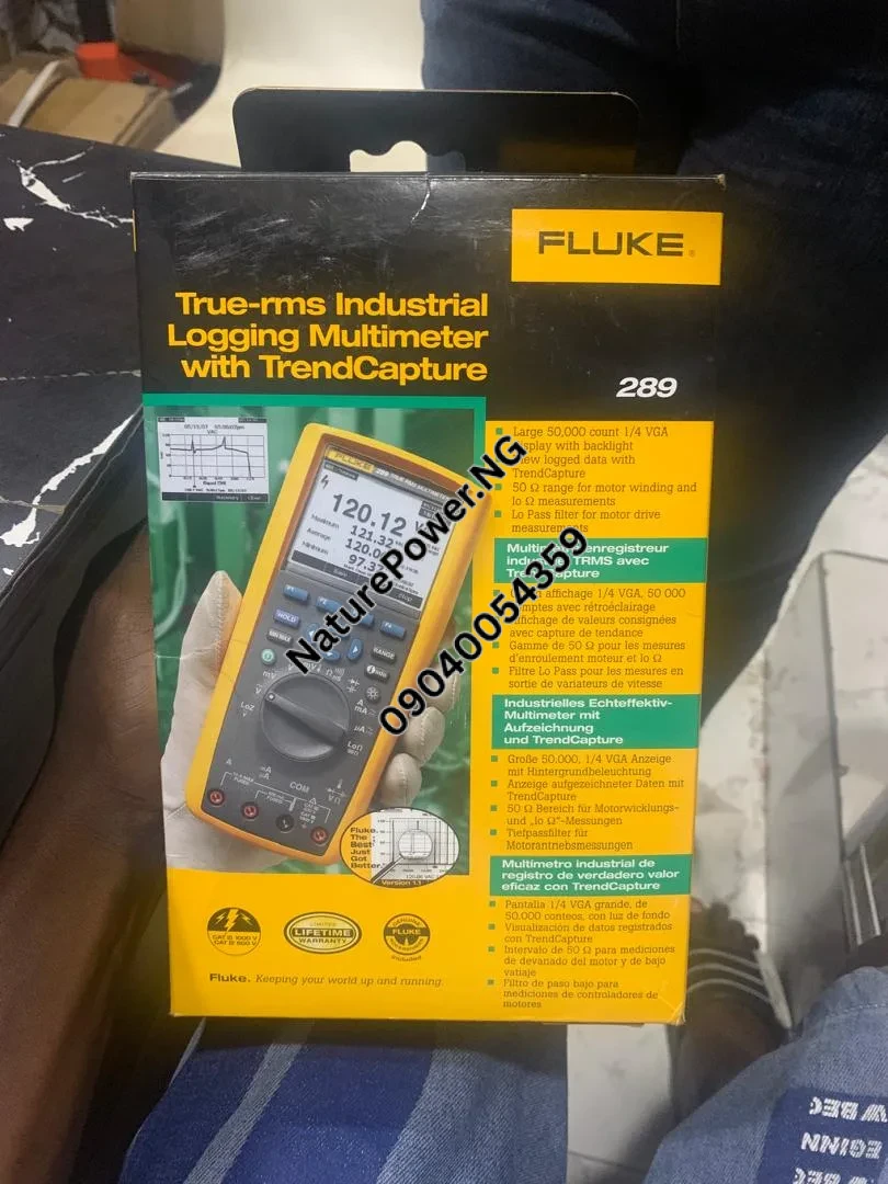 Fluke 289 True-RMS Logging Multimeter Price in Nigeria Fluke 289 True-RMS Logging Multimeter Price in Nigeria Nature Solar Global Limited