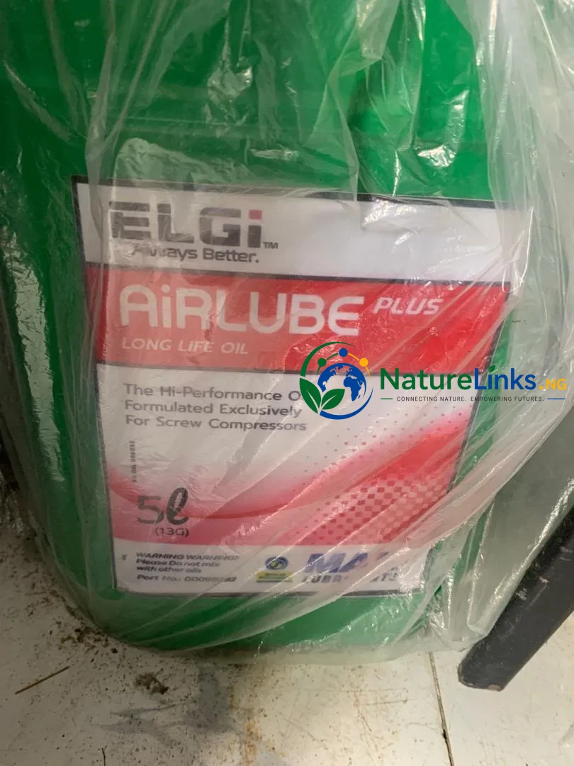 ELGi AIRLUBE PLUS SCREW COMPRESSOR OIL Price in Nigeria 3 ELGi AIRLUBE PLUS SCREW COMPRESSOR OIL Price in Nigeria Nature Solar Global Limited π³π¬ 3
