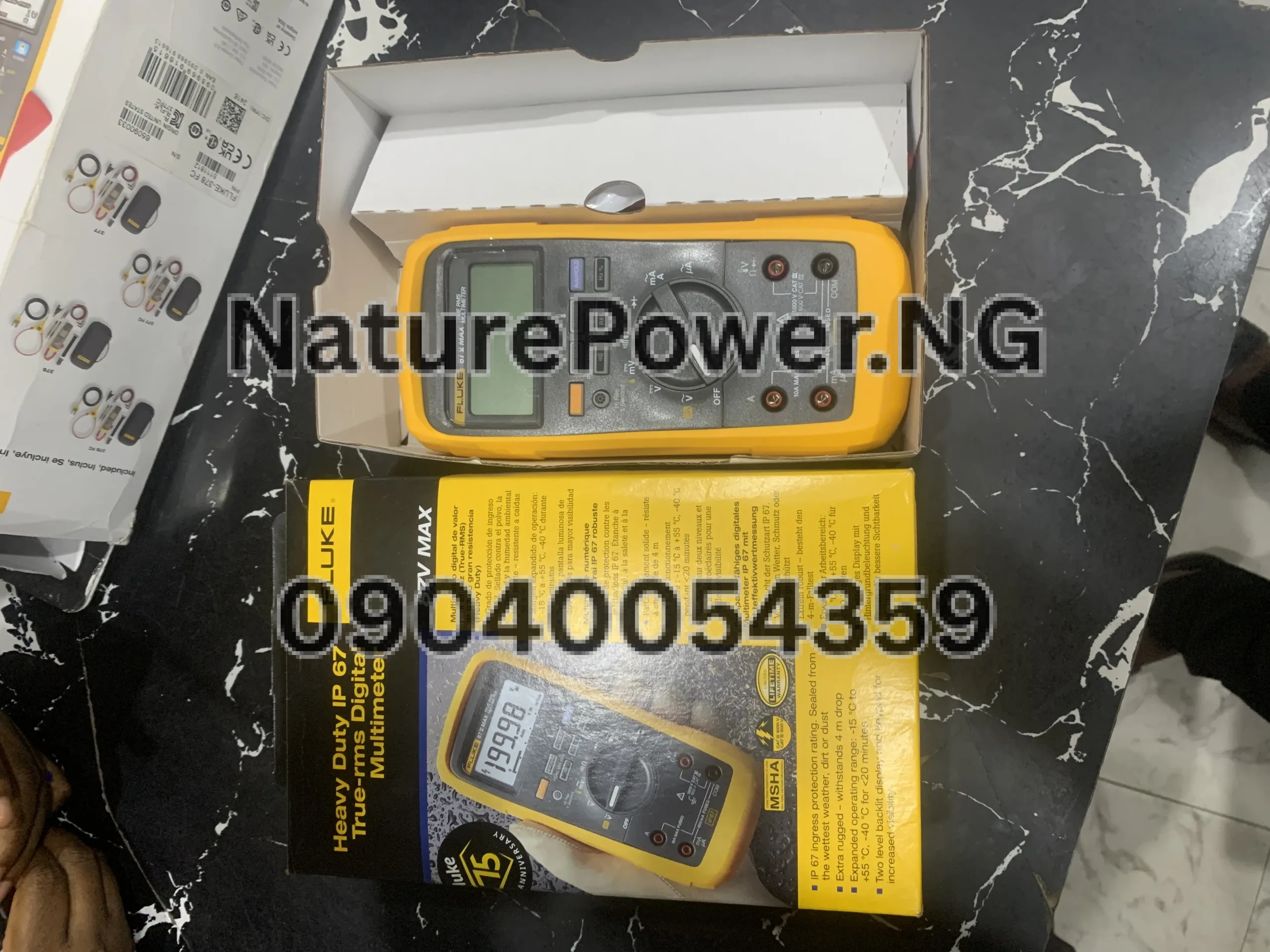 Fluke 87V Max Heavy Duty IP67 True-RMS Digital Multimeter Price in Nigeria 5 Fluke 87V Max Heavy Duty IP67 True-RMS Digital Multimeter Price in Nigeria Nature Solar Global Limited 5