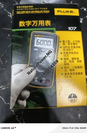 Fluke 107 Pocket Digital Multimeter Price in Nigeria Nature Solar Global Limited 🇳🇬