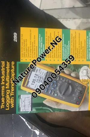 Fluke 289 True-RMS Logging Multimeter Price in Nigeria Fluke 289 True-RMS Logging Multimeter Price in Nigeria Nature Solar Global Limited π³π¬