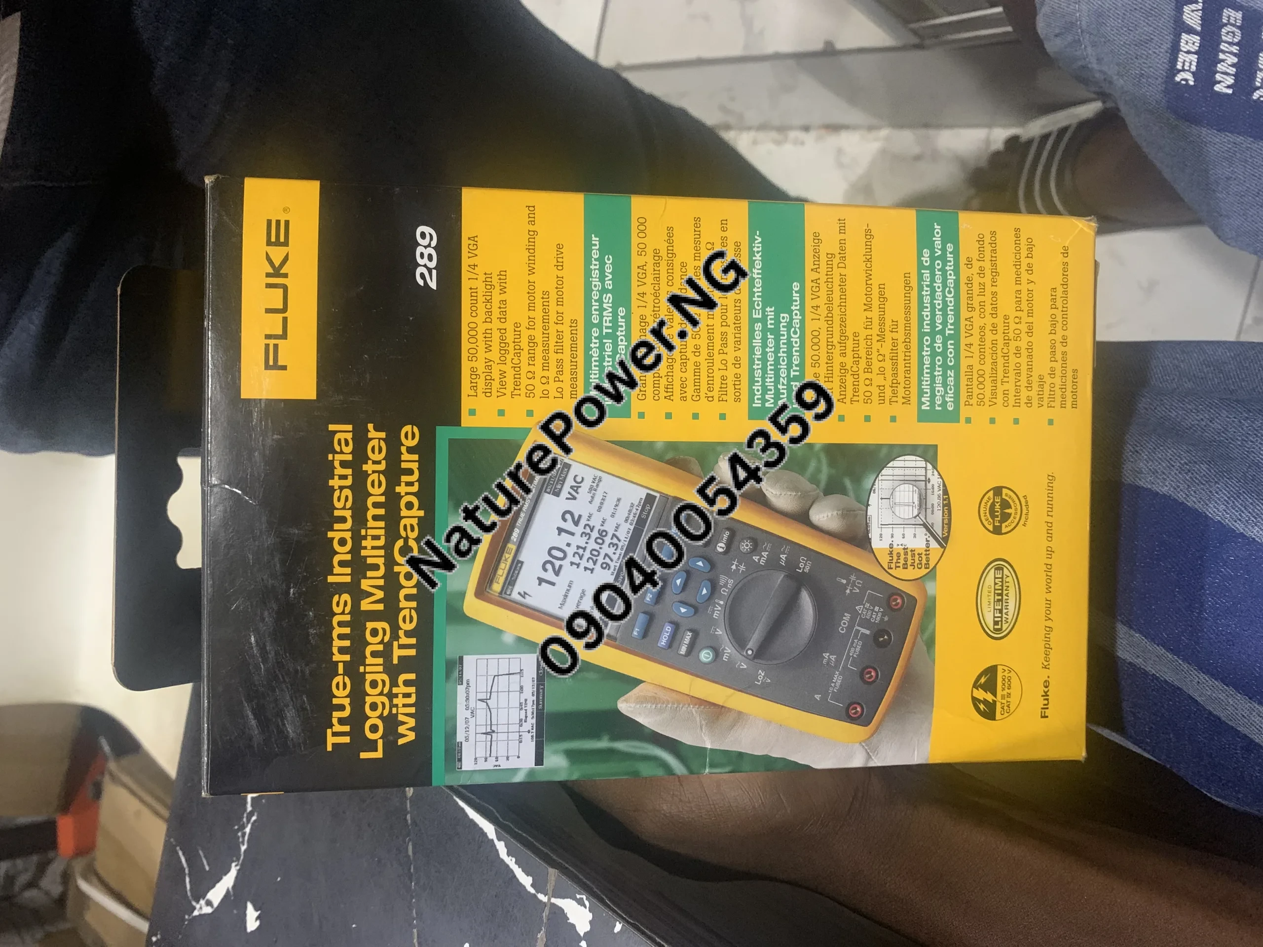 Fluke 289 True-RMS Logging Multimeter Price in Nigeria 2 Fluke 289 True-RMS Logging Multimeter Price in Nigeria Nature Solar Global Limited 2