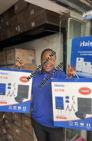 100W Haisic Solar Kit Price in Nigeria 100W Haisic Solar Kit Price in Nigeria Nature Solar Global Limited π³π¬