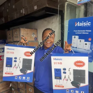 100W Haisic Solar Kit Price in Nigeria Nature Solar Global Limited 🇳🇬