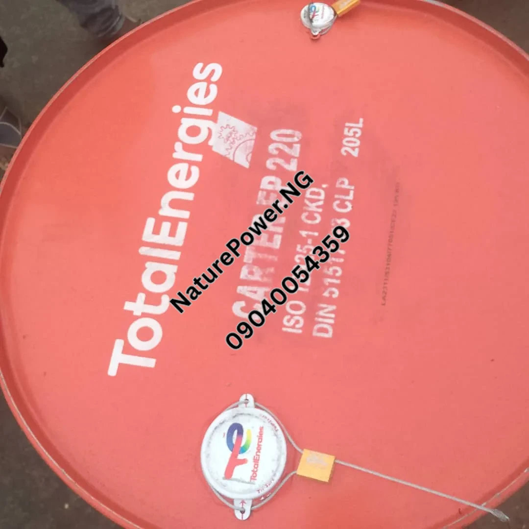 Total Carter EP 220 Gear Oil 205L Price in Nigeria 3 Total Carter EP 220 Gear Oil 205L Price in Nigeria Nature Solar Global Limited 3