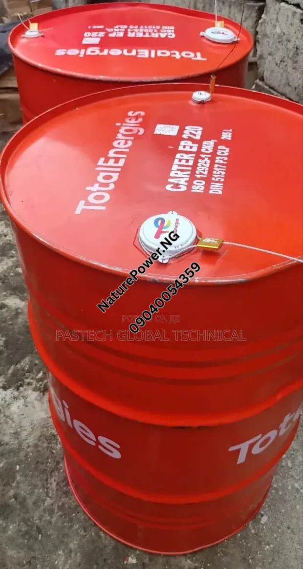 Total Carter EP 220 Gear Oil 205L Price in Nigeria 4 Total Carter EP 220 Gear Oil 205L Price in Nigeria Nature Solar Global Limited 4