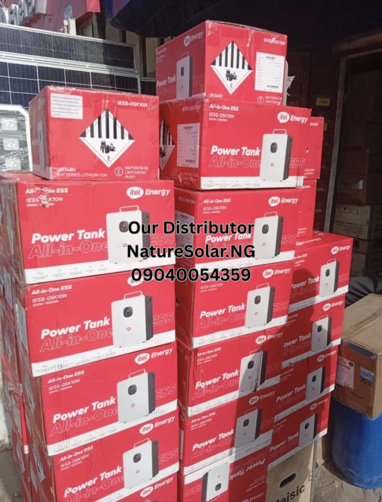 Itel Energy Power Tank 500W Inverter + 1kWh LiFePO4 Battery All-in-One Solar Power Station