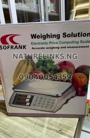 40kg Sofrank Electronic Computing Price Scale Price in Nigeria Nature Solar Global Limited 🇳🇬