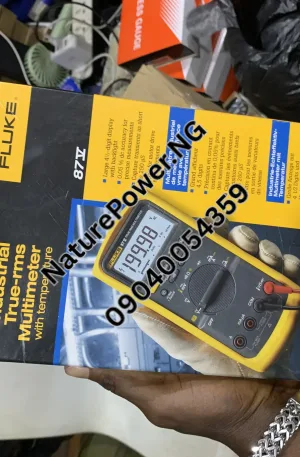 FLUKE 87V MAX 1000V AC/DC TRUE-RMS DIGITAL MULTIMETER IP67 Price in Nigeria FLUKE 87V MAX 1000V AC/DC TRUE-RMS DIGITAL MULTIMETER IP67 Price in Nigeria Nature Solar Global Limited π³π¬