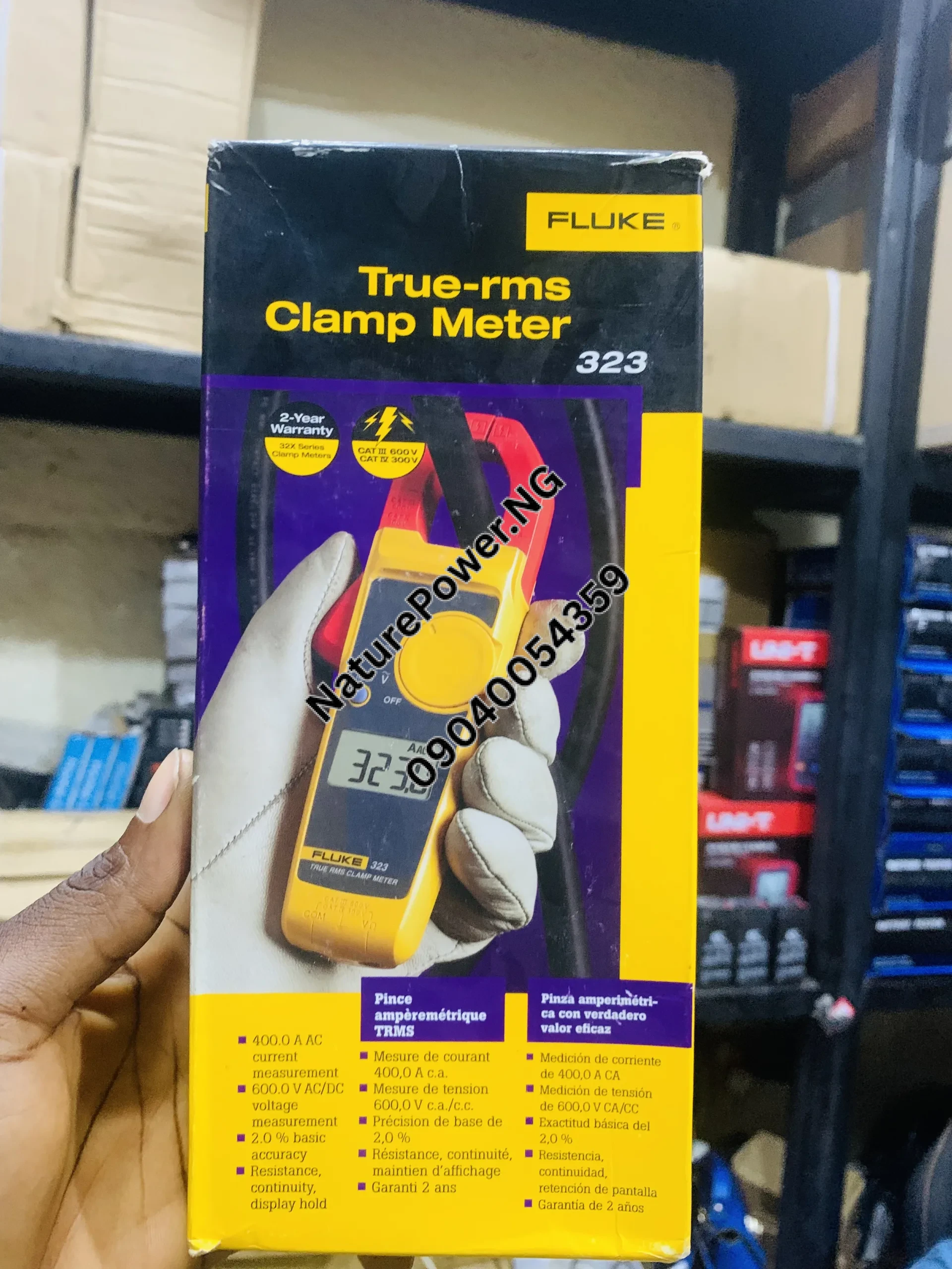 Fluke 323 True RMS Clamp Meter Price in Nigeria Fluke 323 True RMS Clamp Meter Price in Nigeria Nature Solar Global Limited