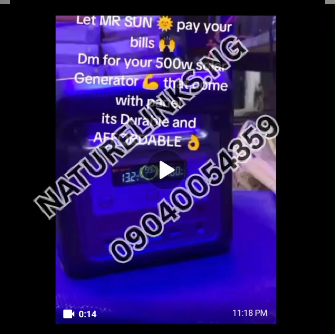 500W Solar Generator Price in Nigeria 2 500W Solar Generator Price in Nigeria Nature Solar Global Limited 2