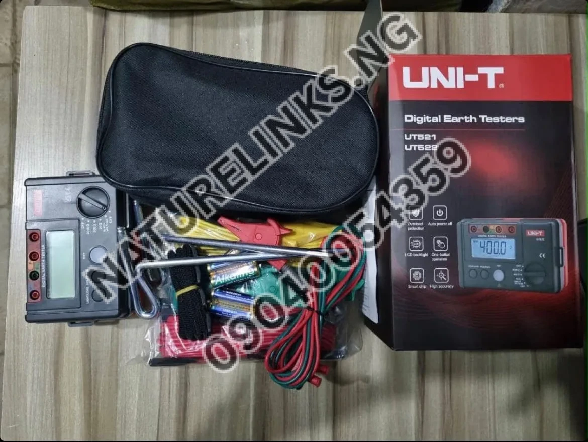 UNI-T Digital Earth Testers UT521 Price in Nigeria UNI-T Digital Earth Testers UT521 Price in Nigeria Nature Solar Global Limited