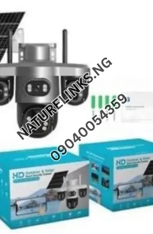 Solar-Powered Multi-Lens Outdoor PTZ Security Camera Price in Nigeria Nature Solar Global Limited