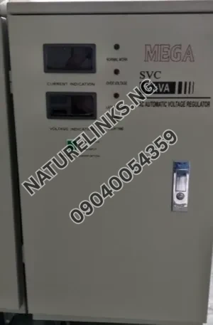Mega SVC 15kVA AC Automatic Voltage Regulator Price in Nigeria Nature Solar Global Limited 🇳🇬