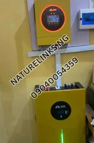 SMS Hybrid Inverter And An SMS Lithium Battery Price in Nigeria Nature Solar Global Limited