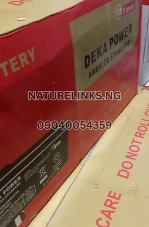 DEKA Power dry battery 200Ah Price in Nigeria Nature Solar Global Limited 🇳🇬