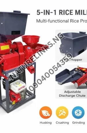 Reto 5 in 1 Rice Mill With Engine Price in Nigeria Nature Solar Global Limited 🇳🇬