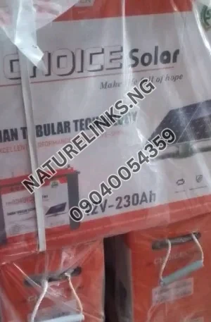 230Ah City Choice Indian Tubular Battery Price in Nigeria Nature Solar Global Limited