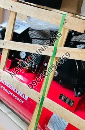 Piston air compressor 5.5hp 200L 8bar Price in Nigeria Nature Solar Global Limited 🇳🇬