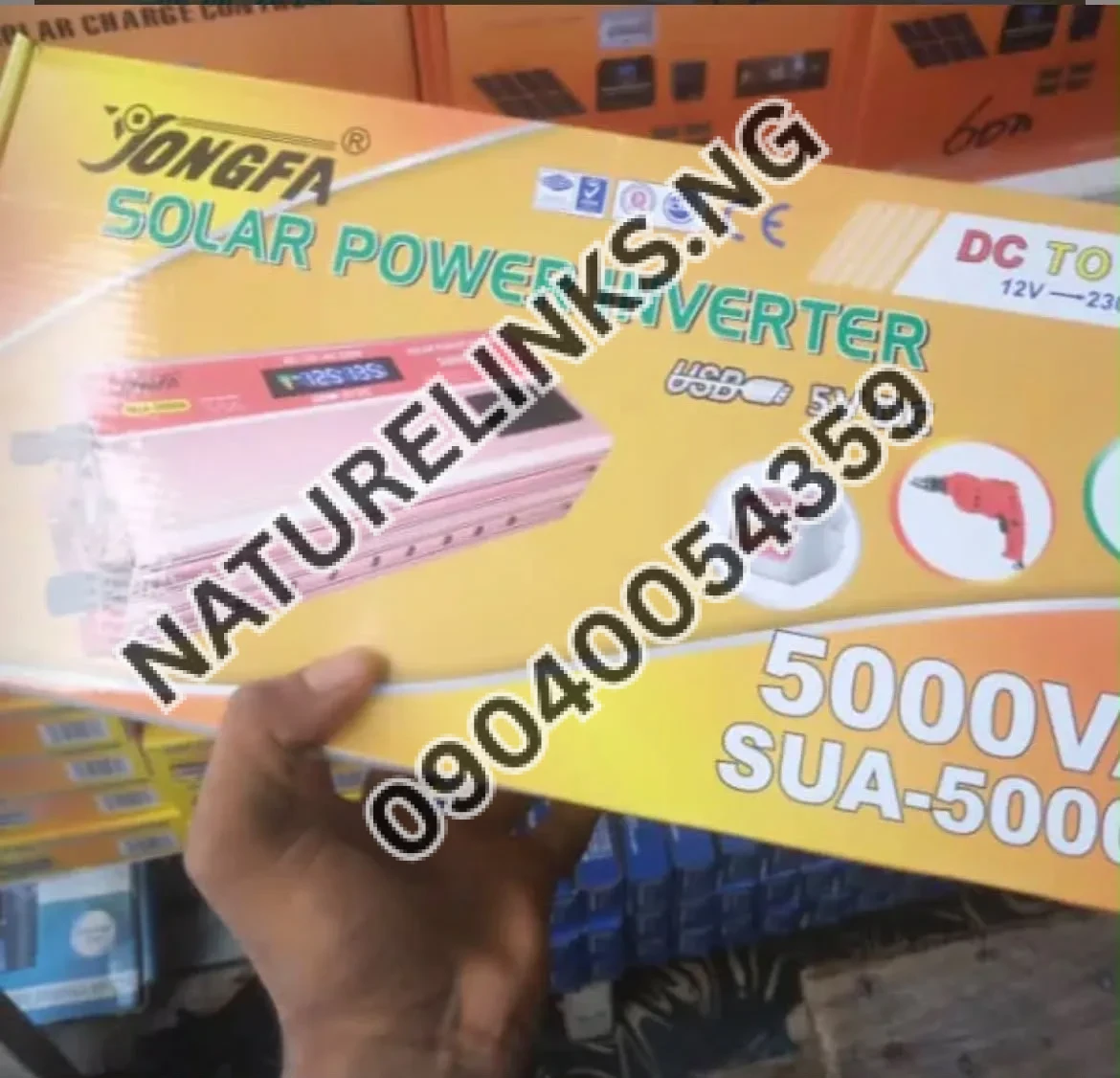 Jongfa Solar Power Inverter, Model SUA-5000A Price in Nigeria Jongfa Solar Power Inverter, Model SUA-5000A Price in Nigeria Nature Solar Global Limited