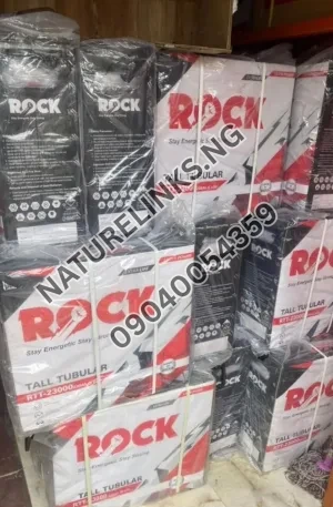 Rock RTT-2300 Tall Tubular Batteries 230Ah 12V Price in Nigeria Nature Solar Global Limited 🇳🇬