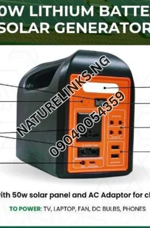 300W Lithium Battery Solar Generator Price in Nigeria Nature Solar Global Limited