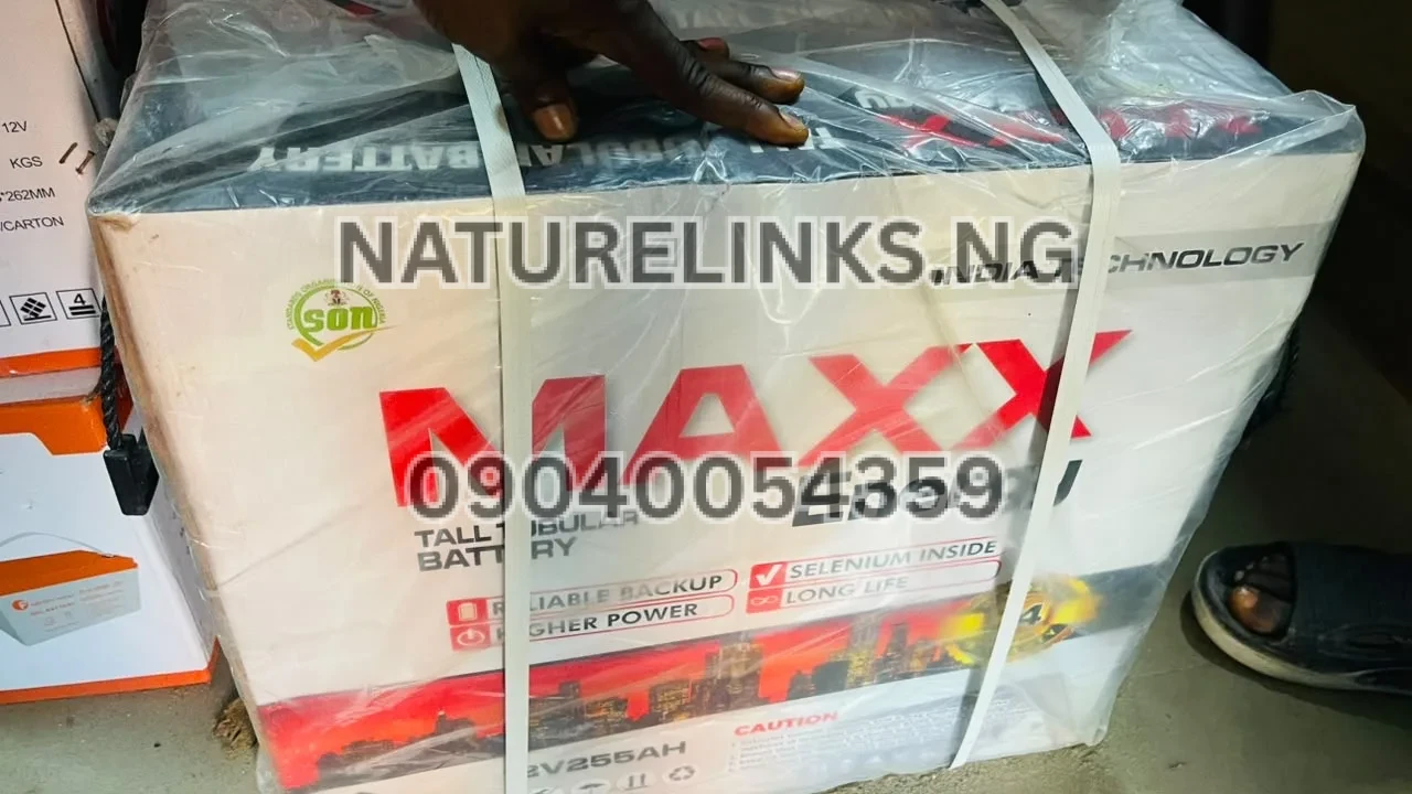 255Ah Max Energy Solar Tubular Battery Price in Nigeria 255Ah Max Energy Solar Tubular Battery Price in Nigeria Nature Solar Global Limited π³π¬