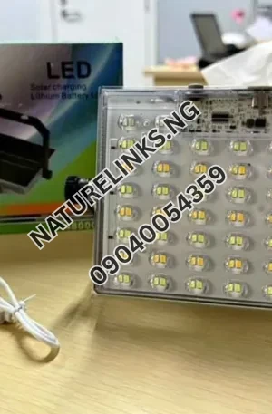 350 Watt Rechargeable LED Light With Solar Panel Price in Nigeria Nature Solar Global Limited