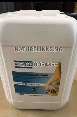 Atlas Copco Roto-Foodgrade Fluid 1630 0542 00 Price in Nigeria Nature Solar Global Limited 🇳🇬