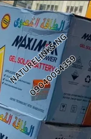 Maximum Power Gel Solar Battery 130Ah Price in Nigeria Nature Solar Global Limited