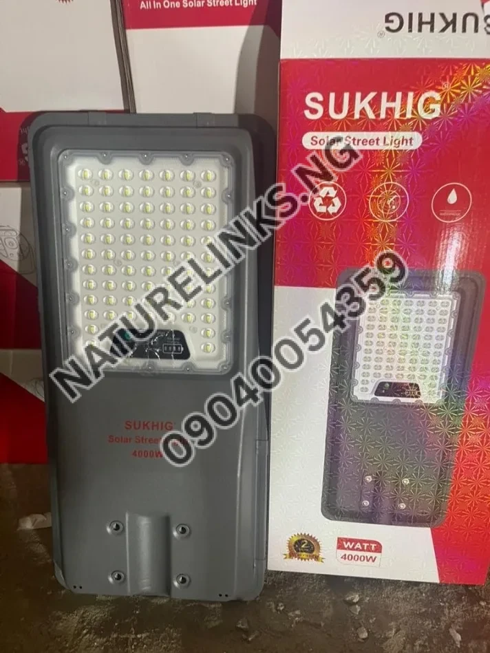 4000W SUKHIG SOLAR STREET LIGHT Price in Nigeria 2 4000W SUKHIG SOLAR STREET LIGHT Price in Nigeria Nature Solar Global Limited 2