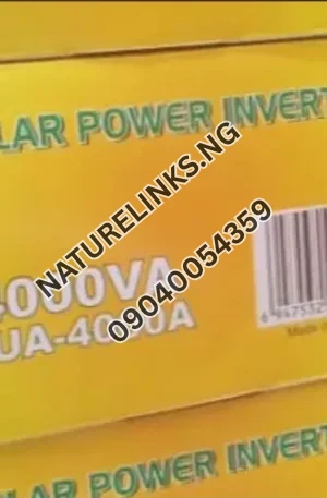 Solar Power Inverter & Charger, Model SUA-4000A Price in Nigeria Nature Solar Global Limited