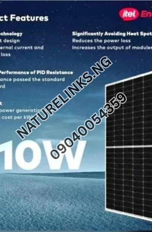 410W Itel Solar Panel Price in Nigeria Nature Solar Global Limited